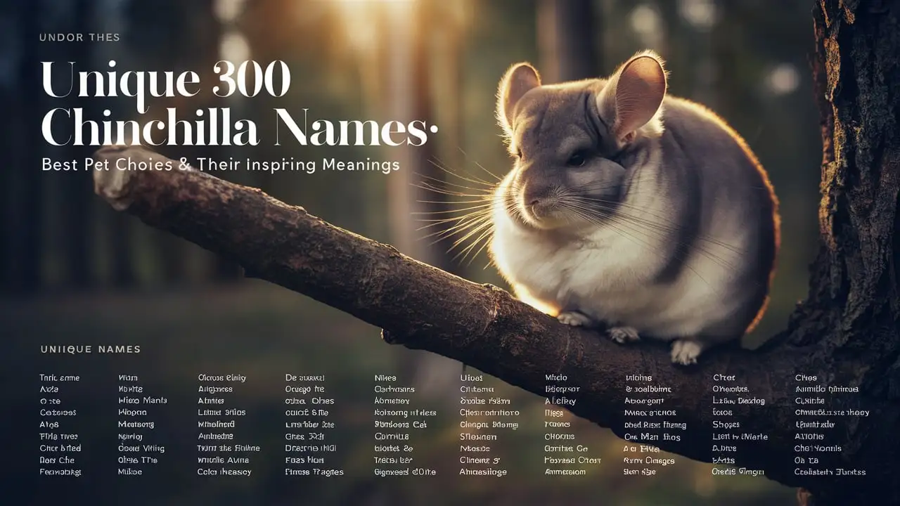 Chinchilla Names