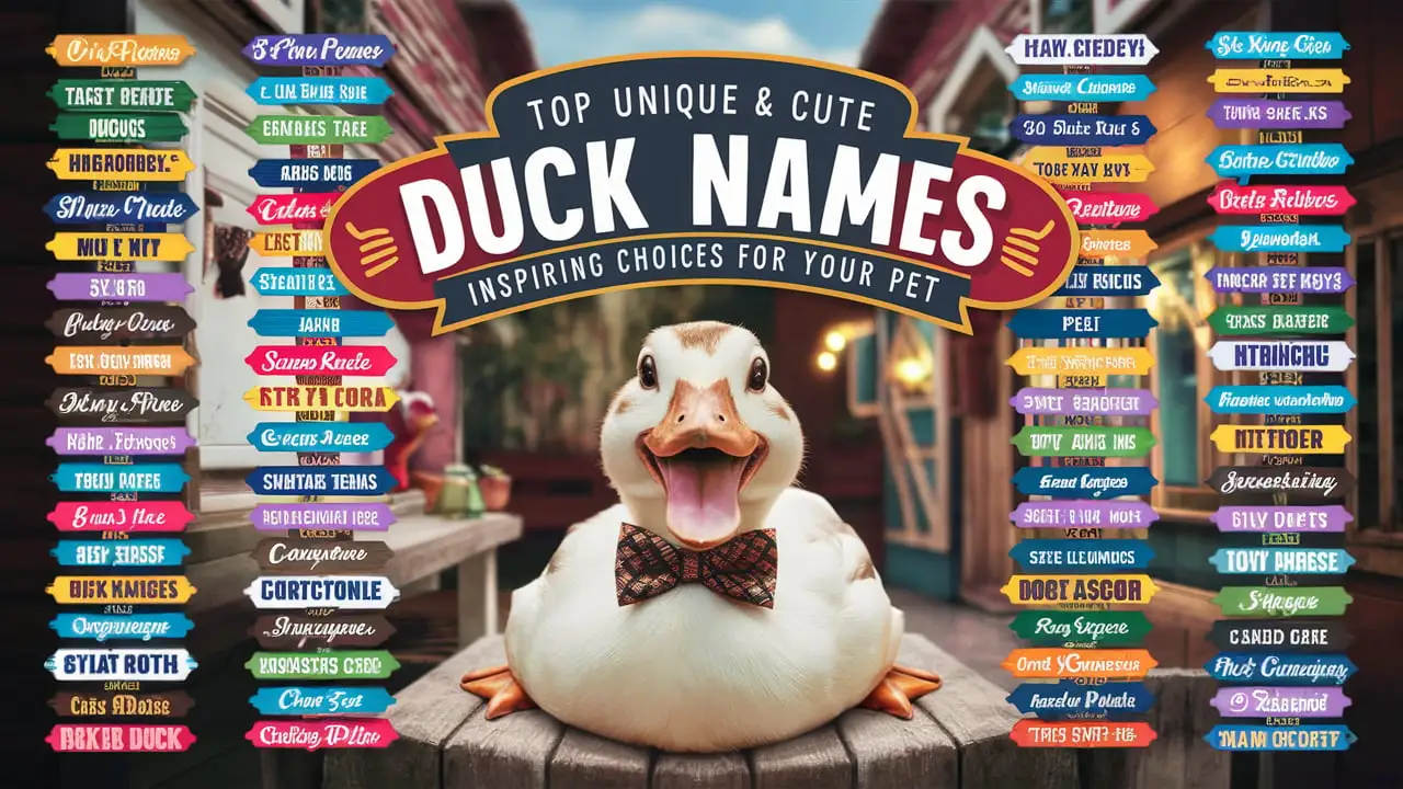 Unique & Cute Duck Names