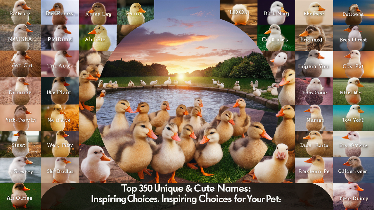 Unique & Cute Duck Names