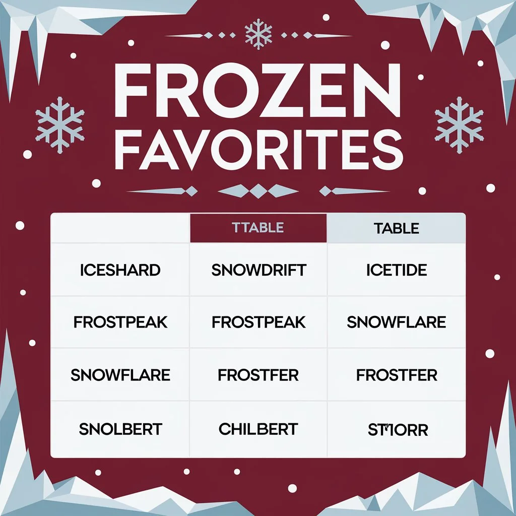 Frozen Favorites