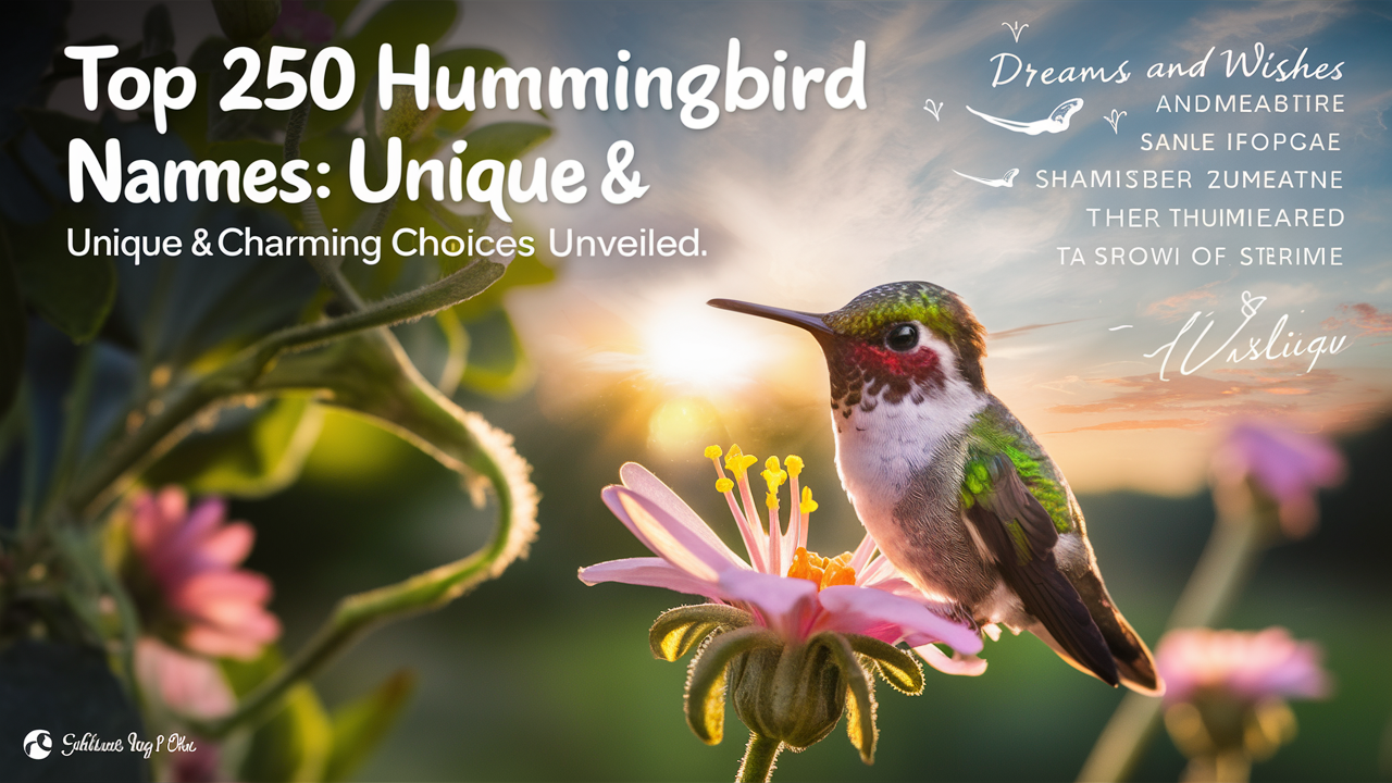 Hummingbird Names