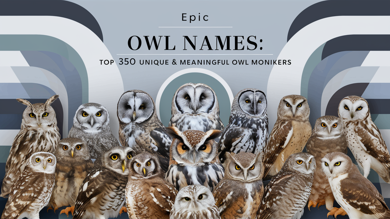 Unique & Meaningful Owl Monikers