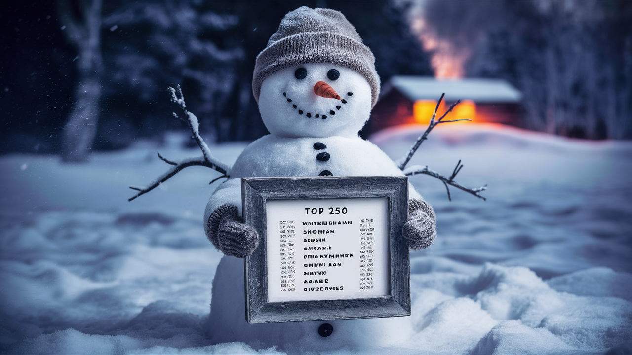 Winter-Inspired Snowman Names