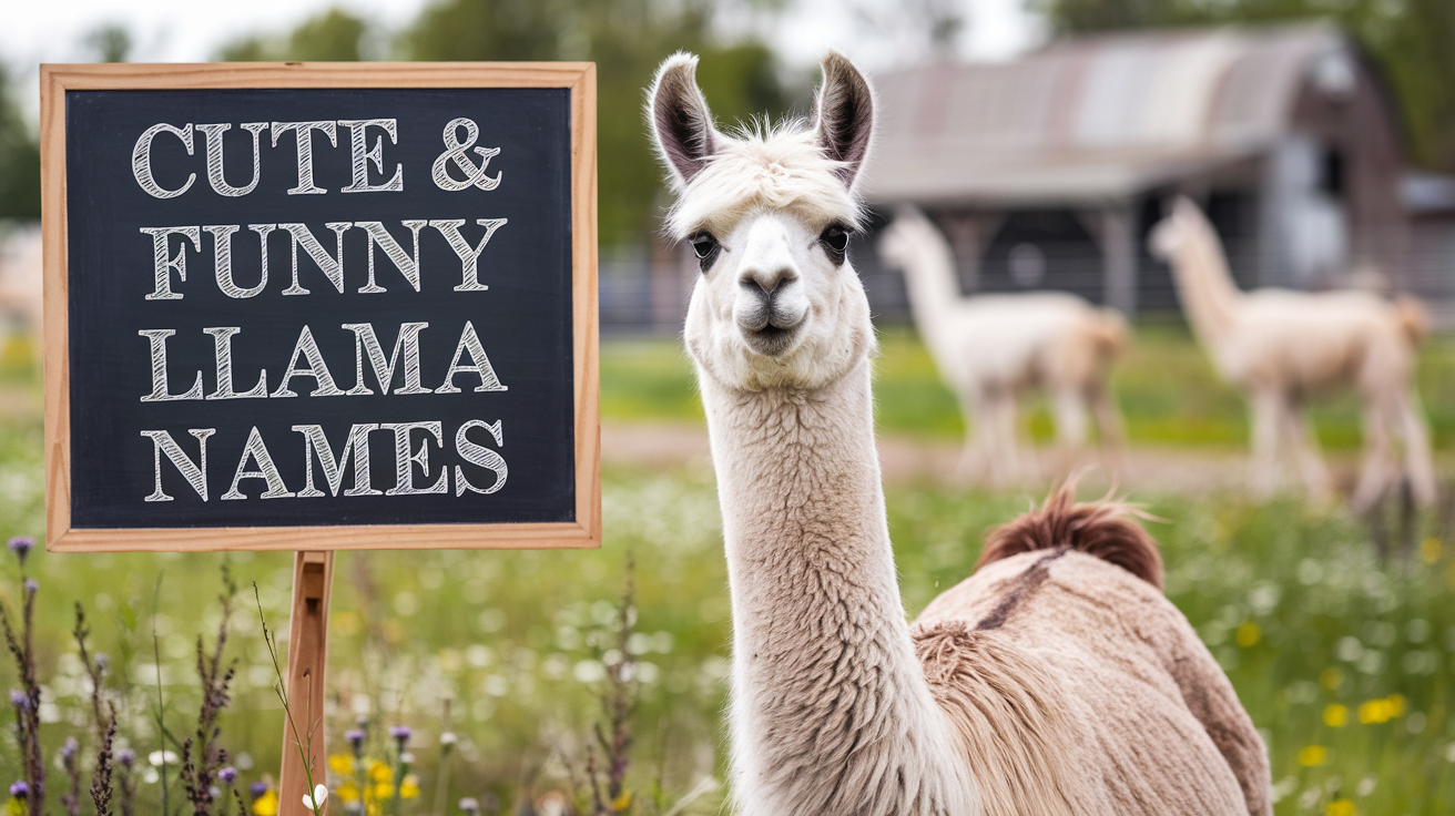 Cute & Funny Llama Names